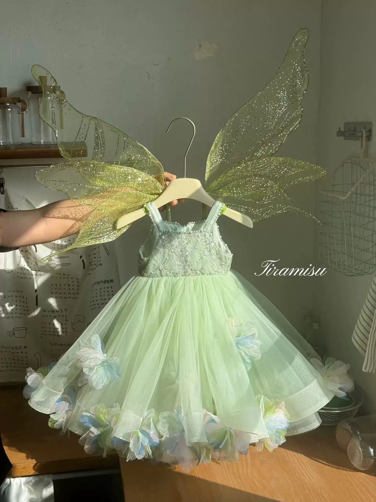 Cute Suspender Fluffy Children dresses