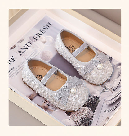 Children's Shiny Pearl Shoe