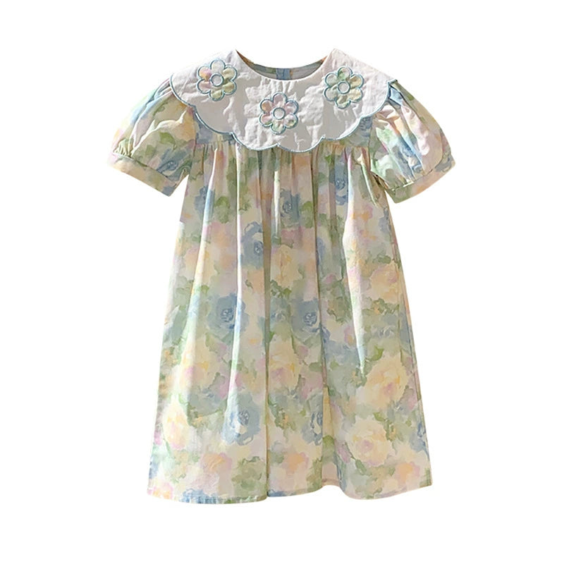 Children's Summer Flower Dress