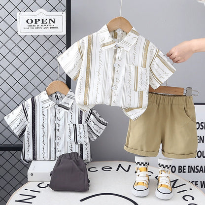 Children's Set Men's Stripes Bag