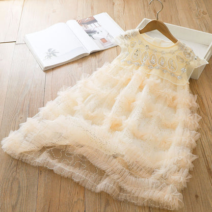 Shiny Tulle Children's Dress