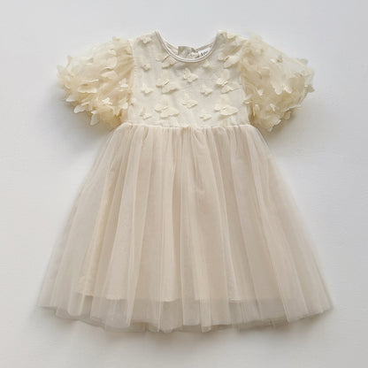 Children's Tulle Dress with Butterflies