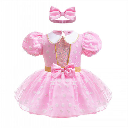 Pink Party Dress for Girls