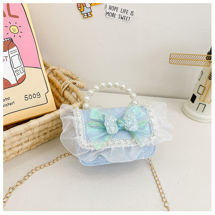 Children's Bag with Glittery Bow