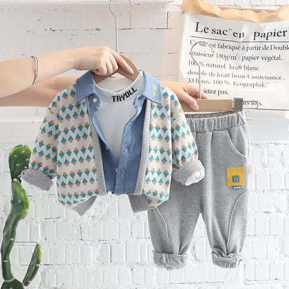 Conjunto de 3 piezas de invierno para niño 
