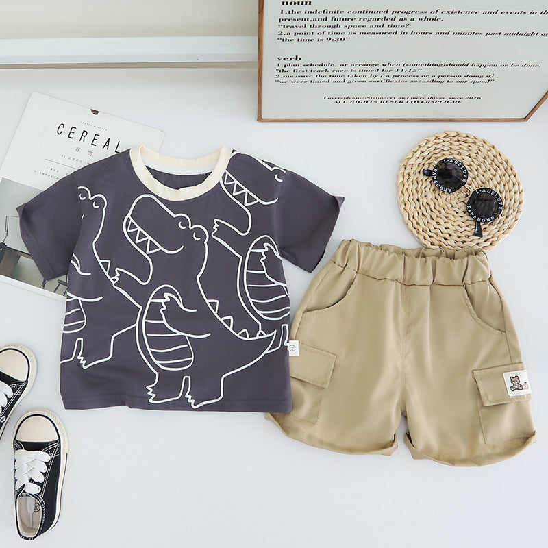 Boys' Summer Dinosaur Outfit