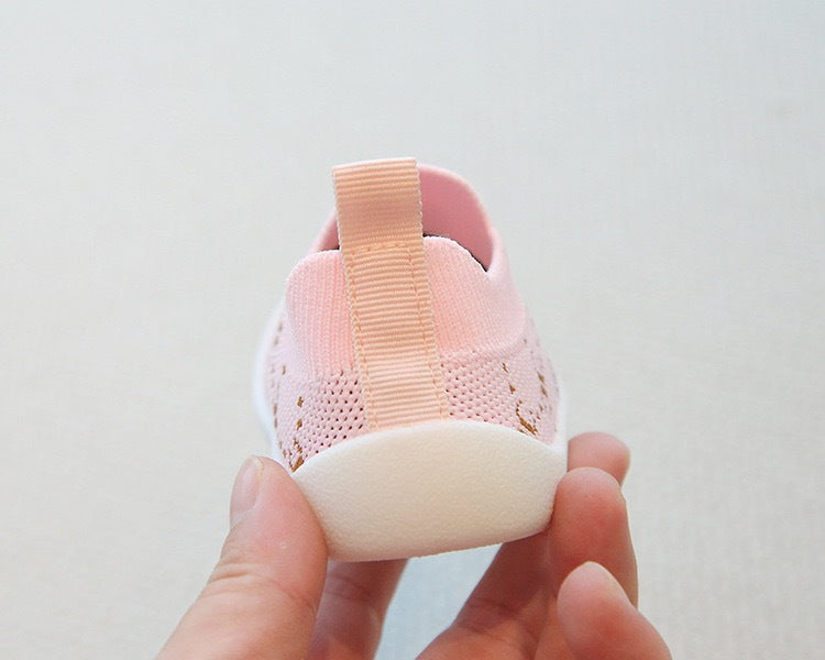 Kids' Sneakers with Soft Sole and Bunny Design