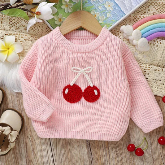 Children's Cherry Knit Blouse