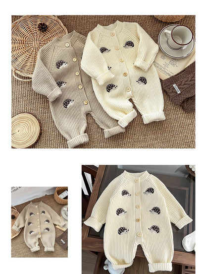 Children's Animal Knit Jumpsuit