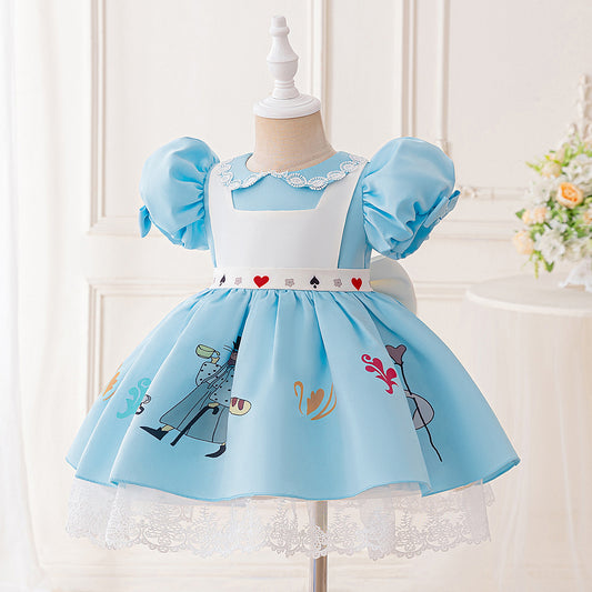 Vestido infantil de Alicia en el país de las maravillas 