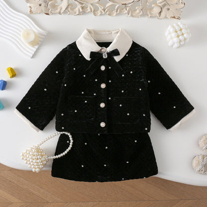Girls' Black Pearl Set