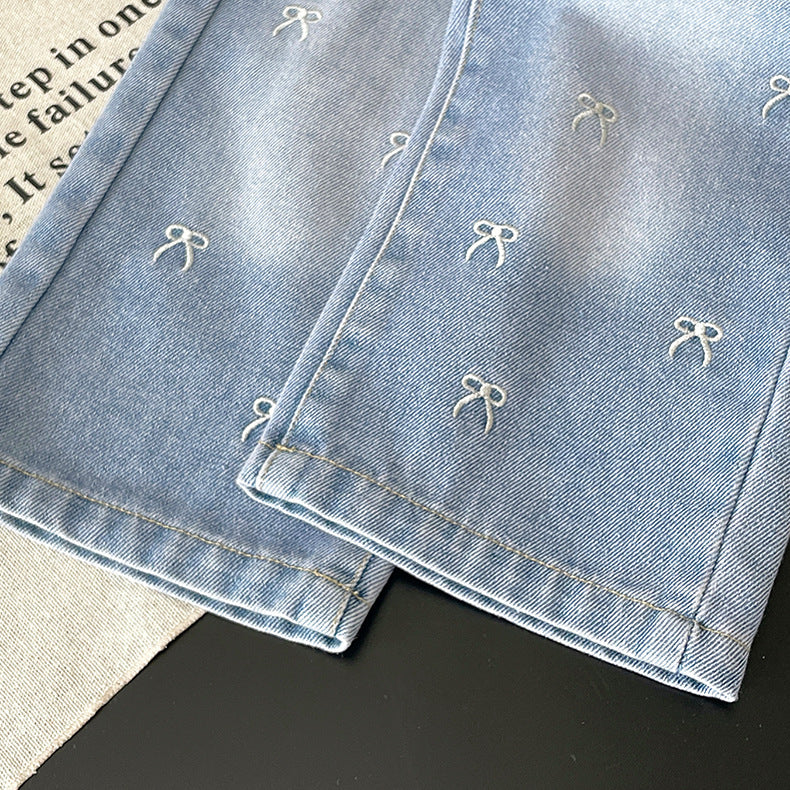 Girls' Jeans with Little Bows
