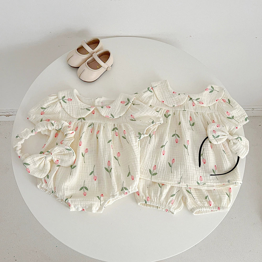 Body/ Girls' Children's Set Tulips