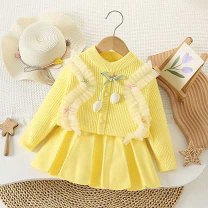 Tulip Knit Girls' Set