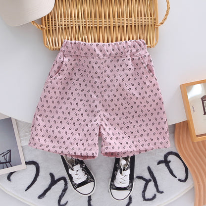 Modern Boys' Outfit with Prints