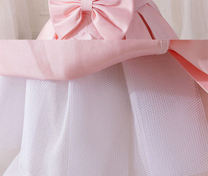 Luxury Party Dress with Bow