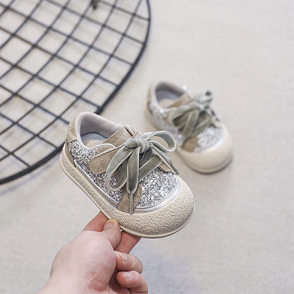 Zapatillas de tenis brillantes para niñas 