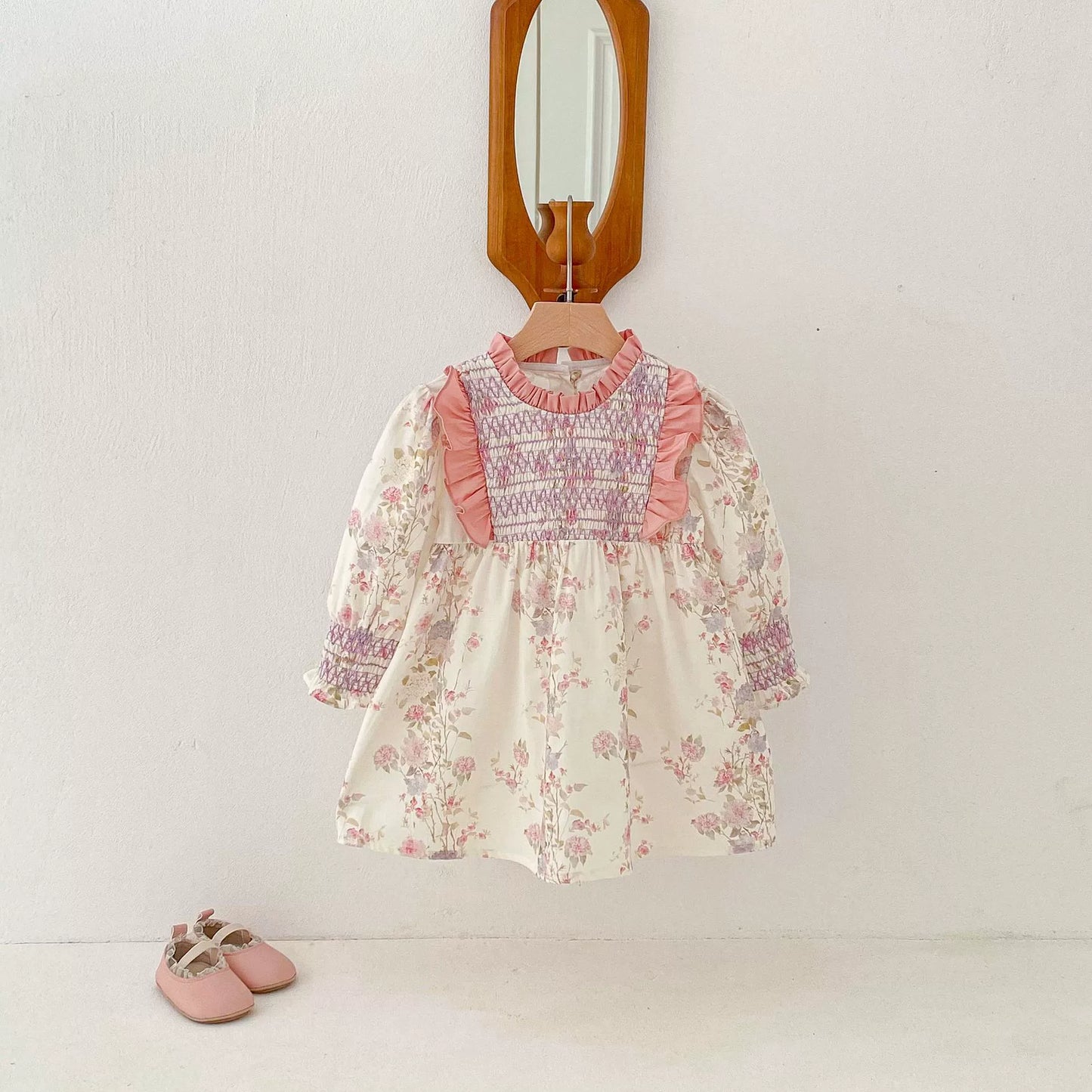 Pink Flower Children's Dress