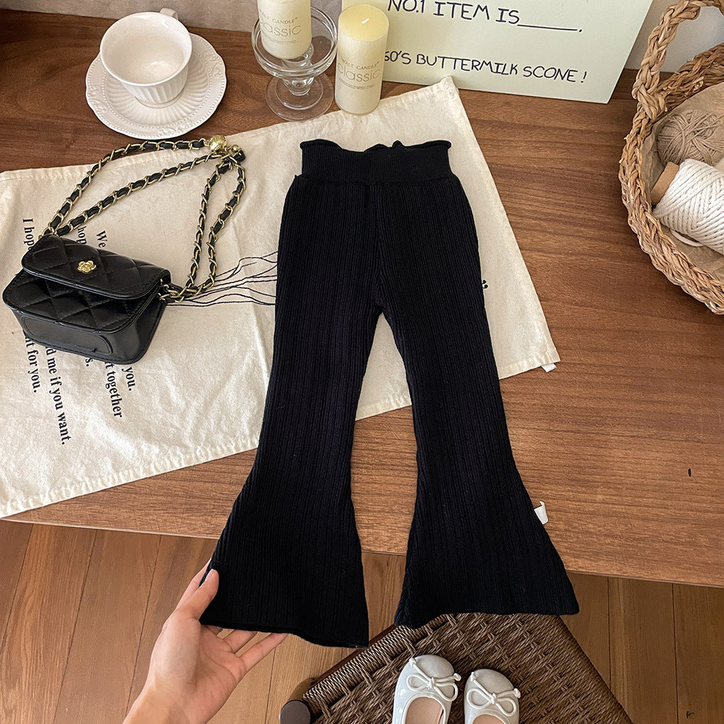 Girls' Knitted Trousers