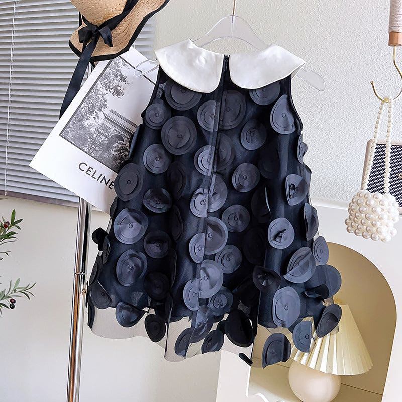 Vestido Infantil Preto Golinha 