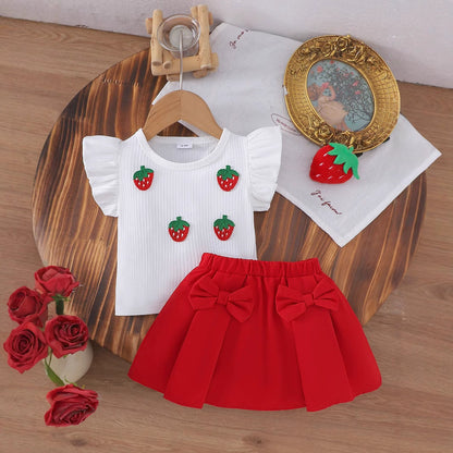 Children's Set for Girls Strawberry Shortcake