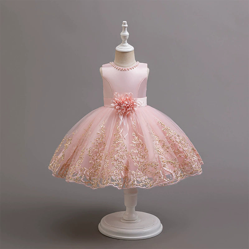 Floral Lace Children's Party Dress
