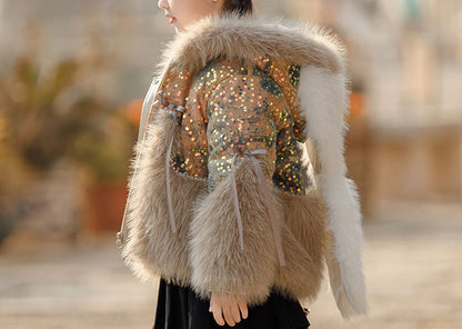 Girls' Glitter Bunny Coat