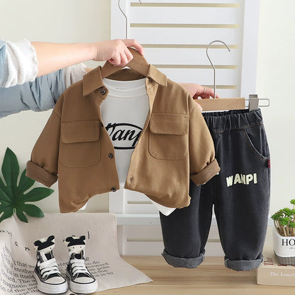 Boys' 3-Piece Set with Pockets
