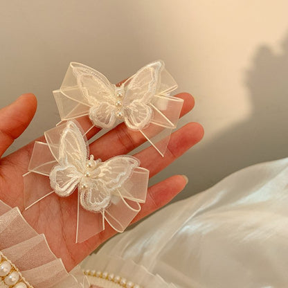 Pinza para el pelo con forma de mariposa 