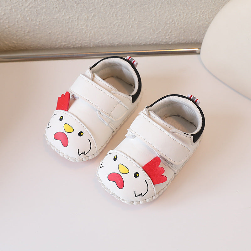 Zapatos de pollo para niños con velcro 