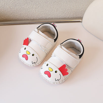 Zapatos de pollo para niños con velcro 