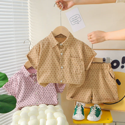 Modern Boys' Outfit with Prints