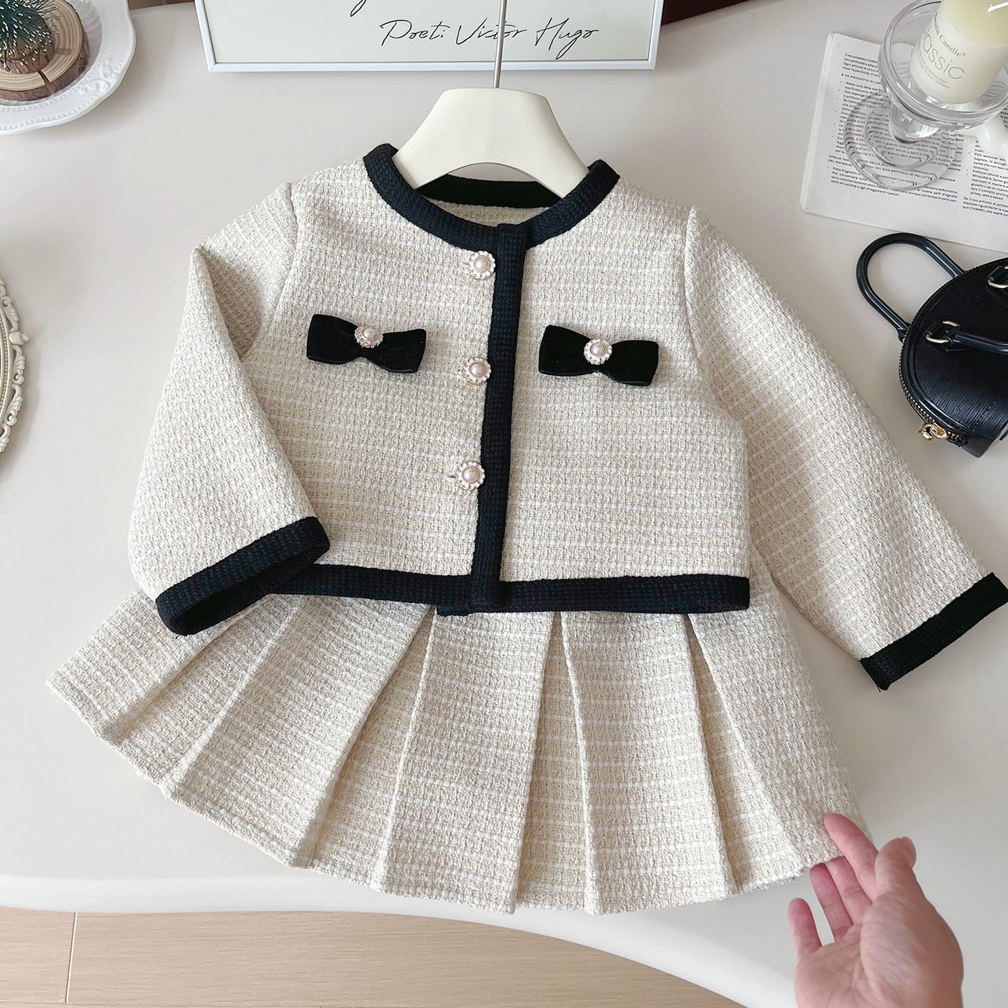 Conjunto infantil de boutique para niñas 