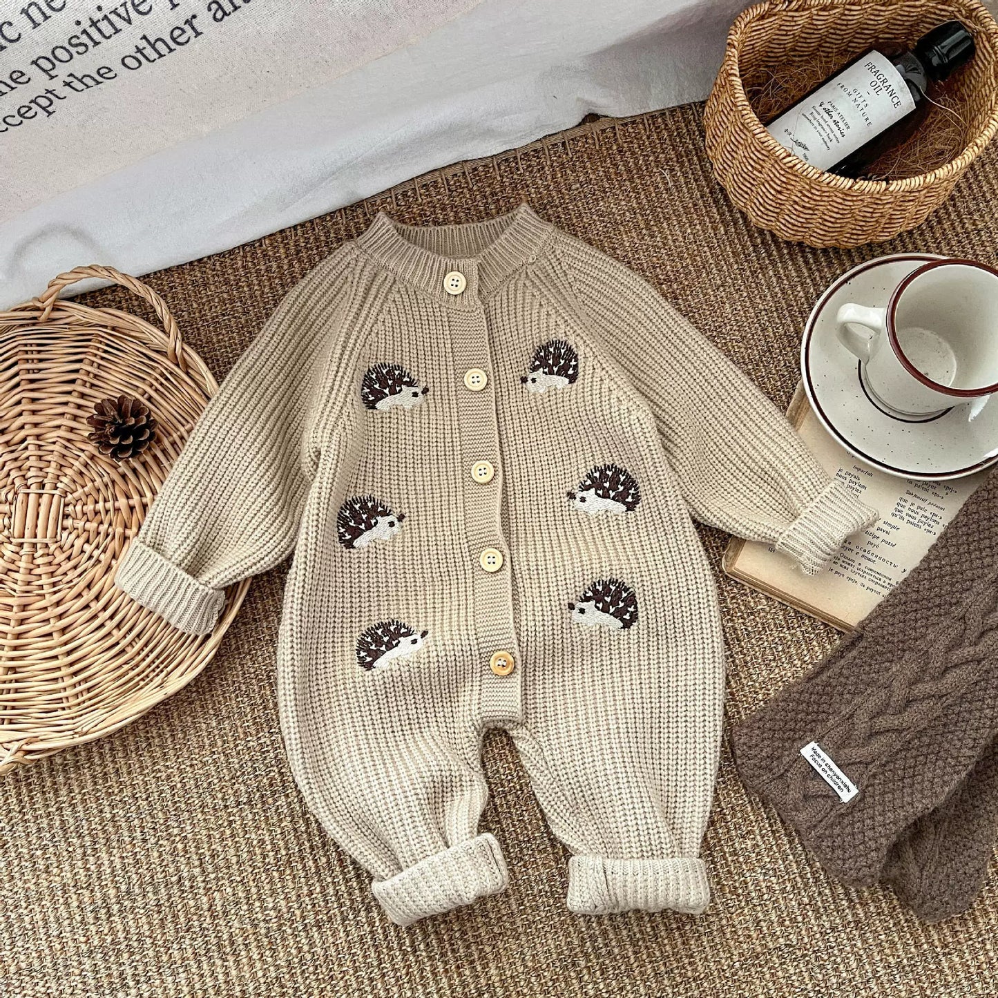 Children's Animal Knit Jumpsuit