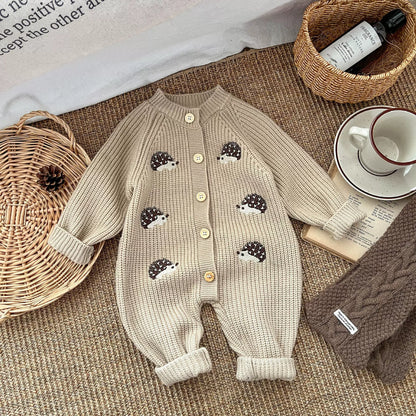 Children's Animal Knit Jumpsuit