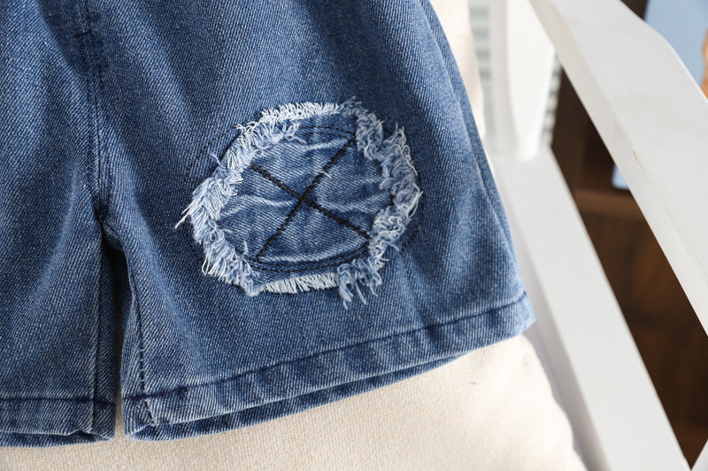 Boys' Outfit with Teddy Bear and Jeans