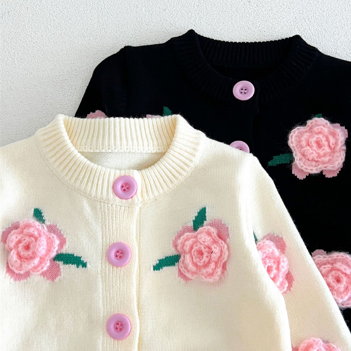 Mussi Winter Floral Knit Children's Set