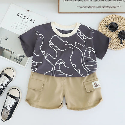 Boys' Summer Dinosaur Outfit