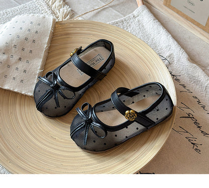 Children's Ballet Flats with Bow