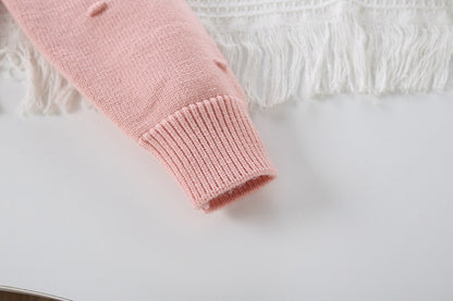 Girls' Knit Set Mussi Little Flowers