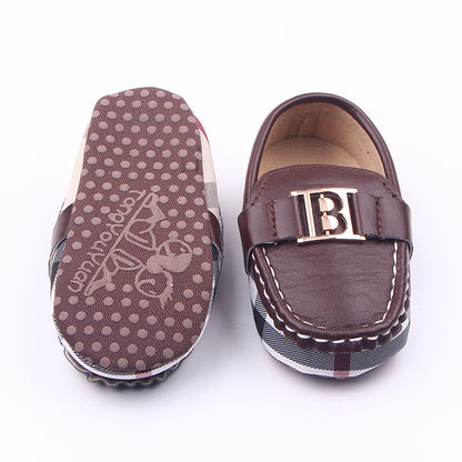Children's B Checkered Shoe