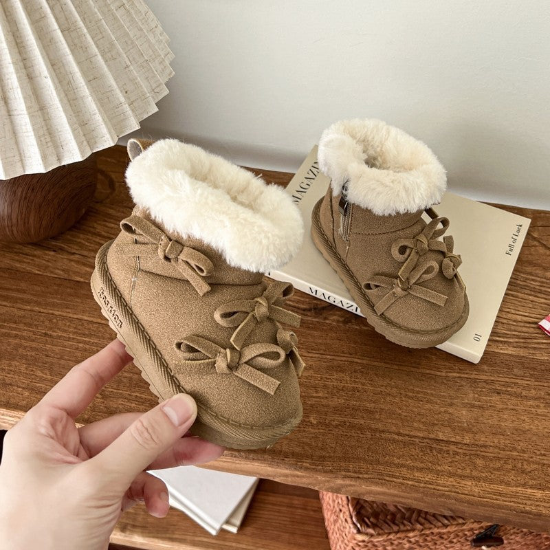 Children Warm Snow Boots Girl Princess Boots