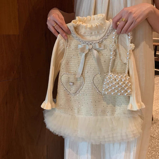 Shiny Tweed Children's Dress