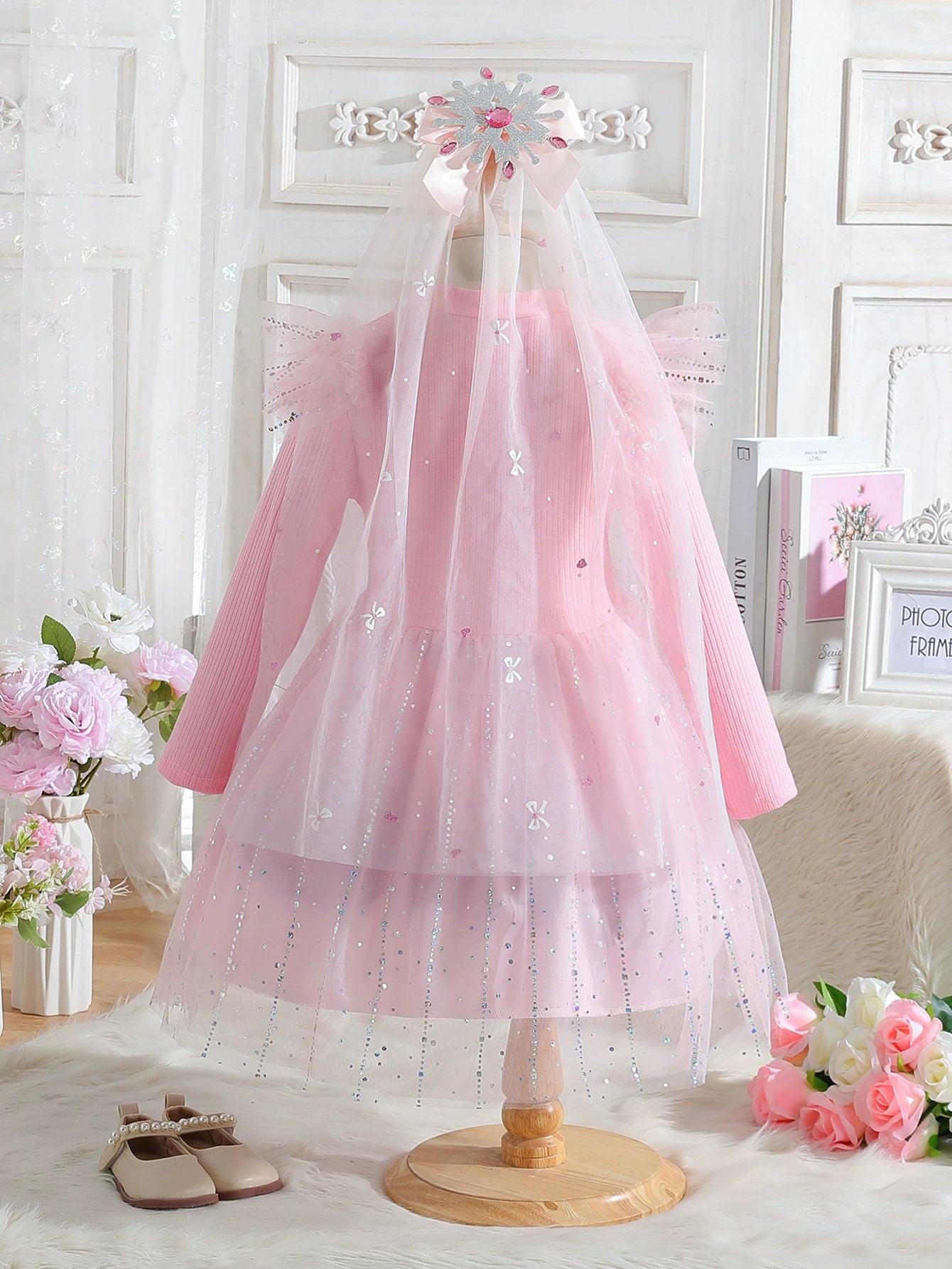 Children's Dress with Sparkle and Tulle
