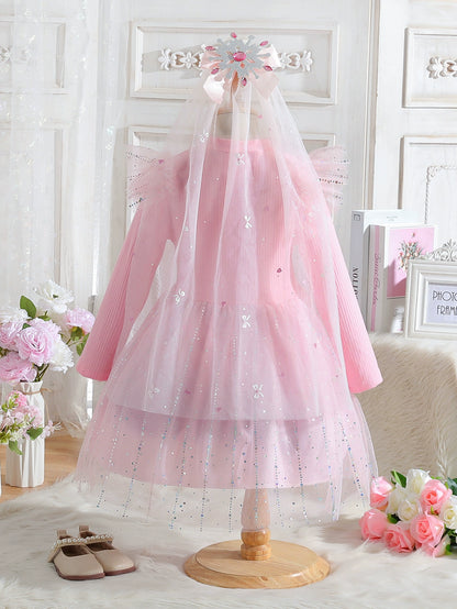 Children's Dress with Sparkle and Tulle