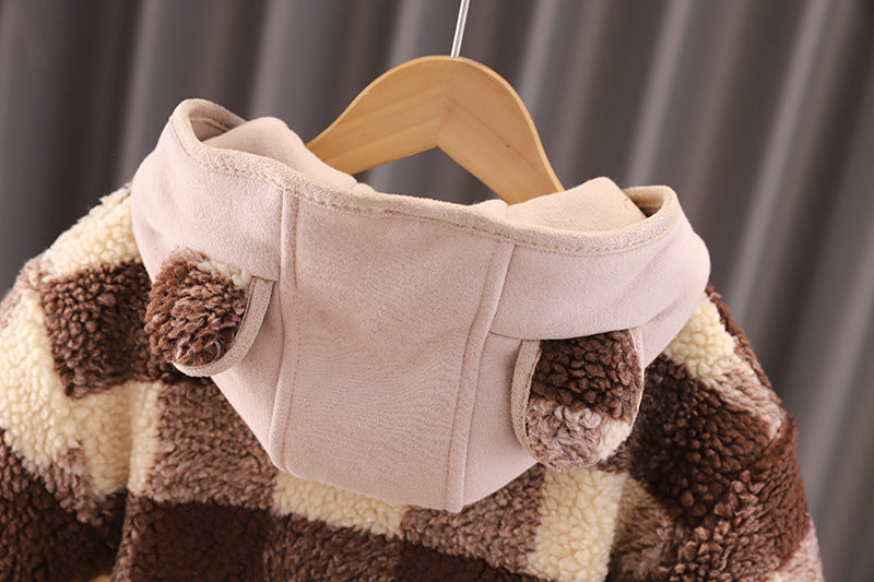 Boys' Winter Checkered Outfit