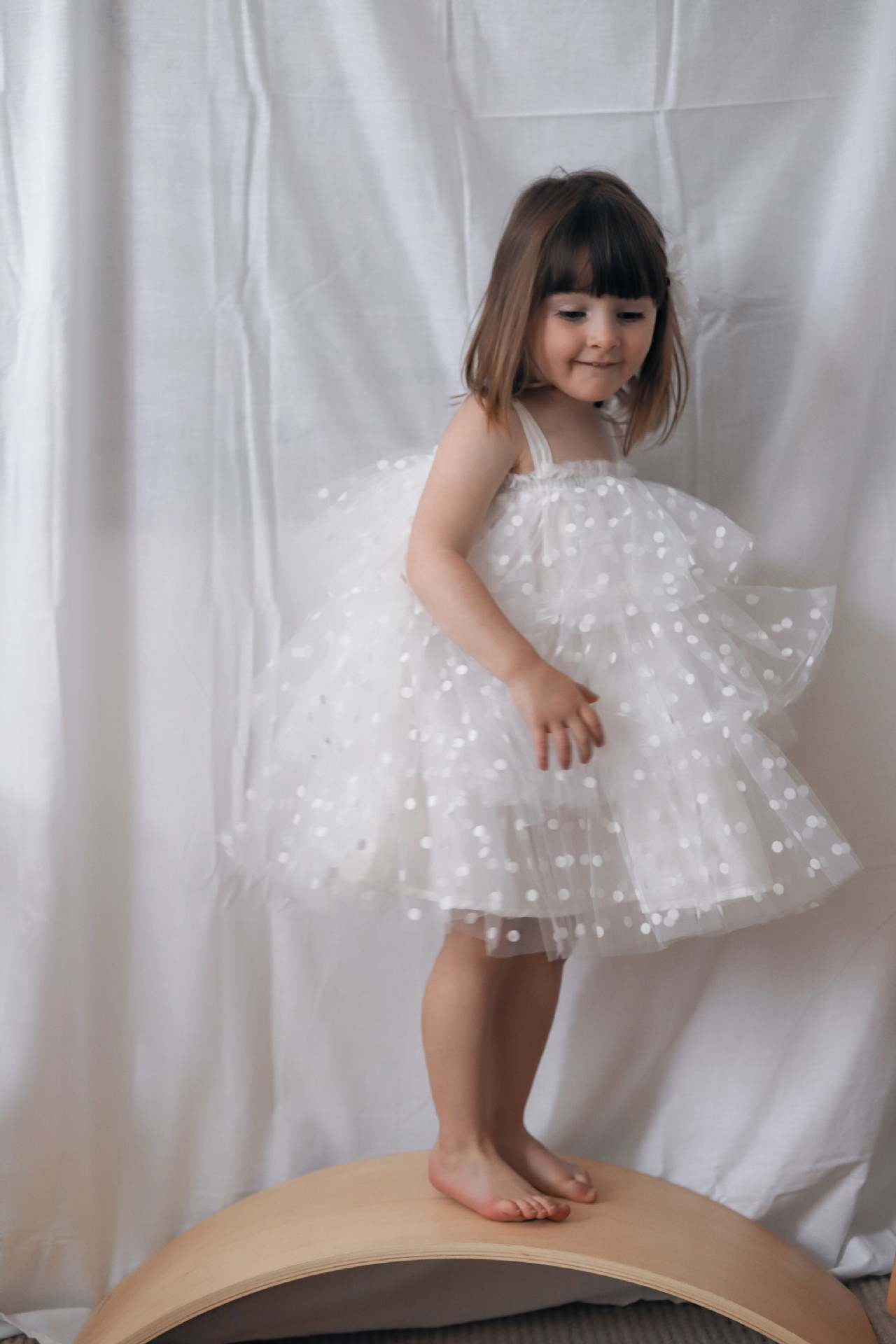 Tule Poá Children's Dress