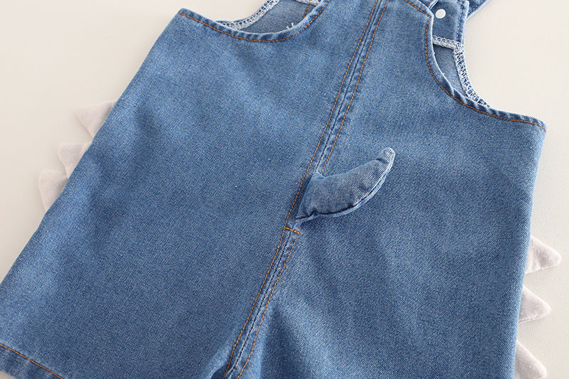 Children's Denim Overalls with Shirt