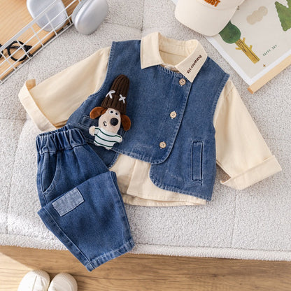 Conjunto infantil de 3 piezas Cachorro 