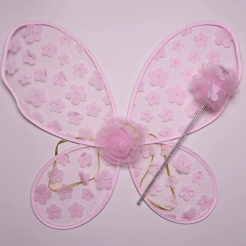 Baby Wings with Little Flowers